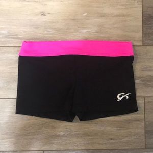 GK Elite Gymnastics spandex shorts